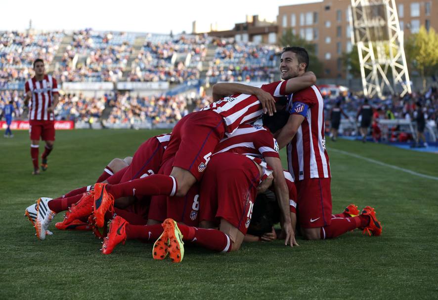 E l&#39;Atletico Madrid vola: battuto il Getafe 2-0  in volo sulla vetta della Liga. Reuters